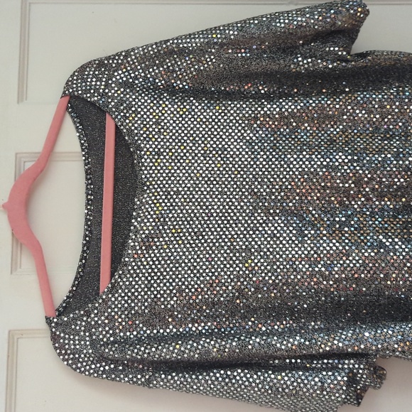 Retro Oversized Sequin shirt - Picture 3 of 5